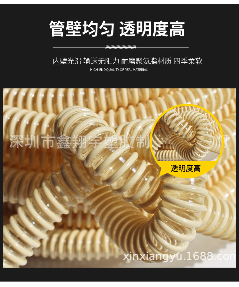 pu塑筋增強軟管 pu塑筋增強軟管