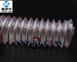 VB0912進口耐磨聚氨脂pu透明鋼絲螺旋增強軟管 吸塵 通（tōng）風 壁厚（hòu）0.9mm