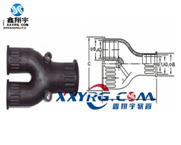XY-8014塑料（liào）波紋管Y型接（jiē）頭